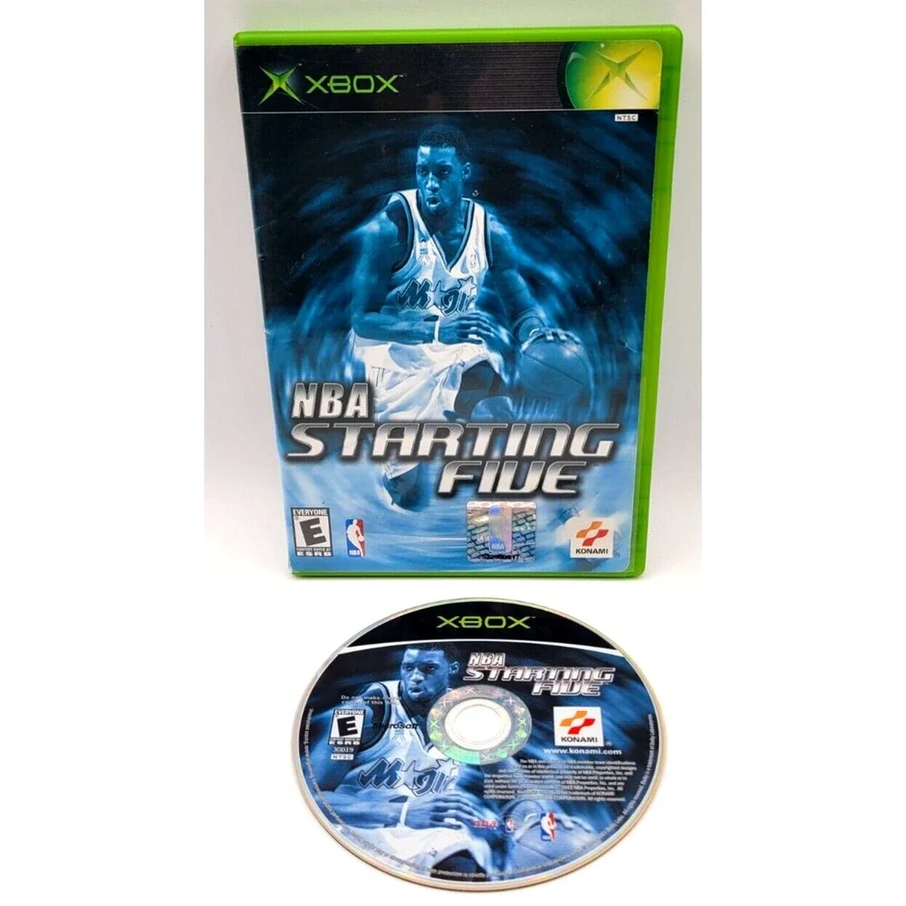 NBA STARTING FIVE XBOX GAME GAME & CASE‎